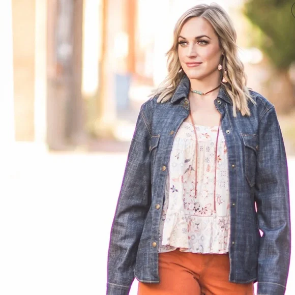 STS Ranchwear Dark Blue Jean Waylon Shirt Jacket NWT XL - Picture 4 of 7